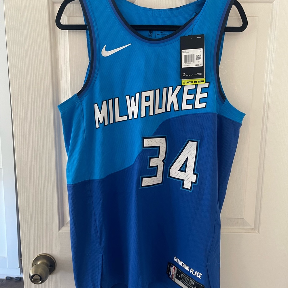 Authentic New Bucks jersey